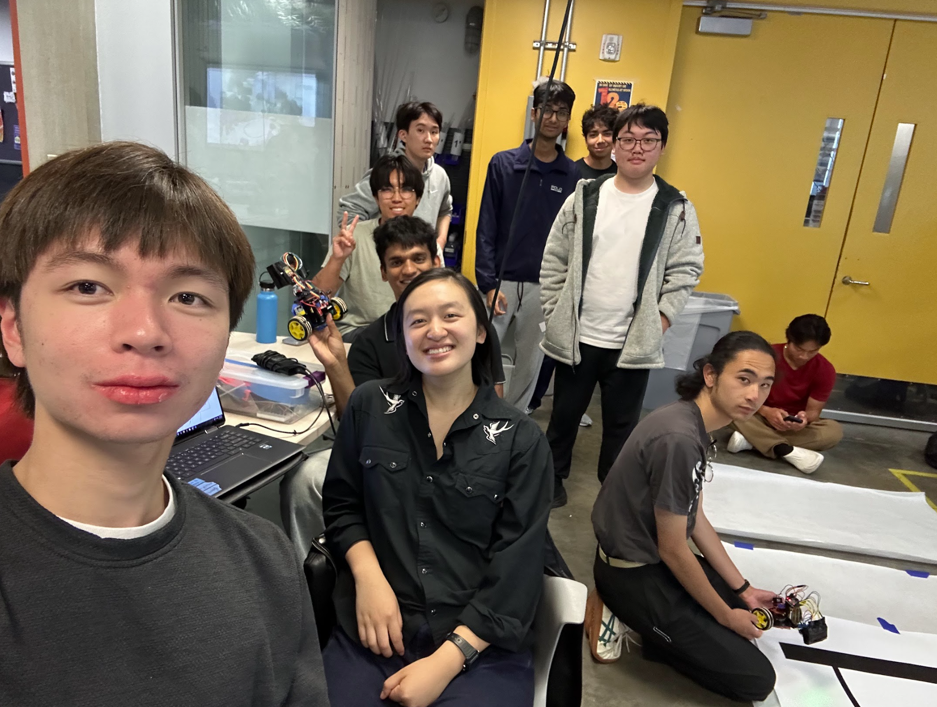 Team photo — day of the competition
